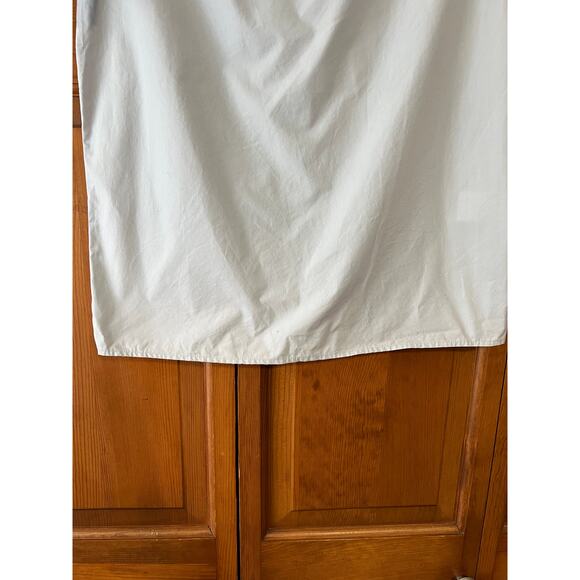 Yune Ho Women’s Cotton Blouse Button Back Ruffle Sleeves Light Blue Size 36 (S) - Picture 4 of 10